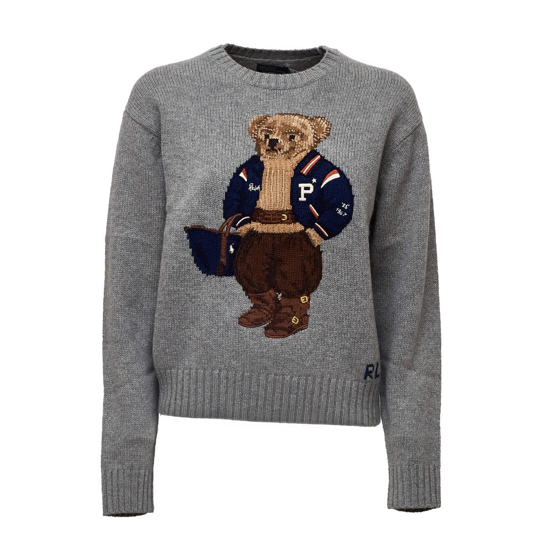 Polo Ralph Lauren Wool Polo Bear Crewneck Sweater