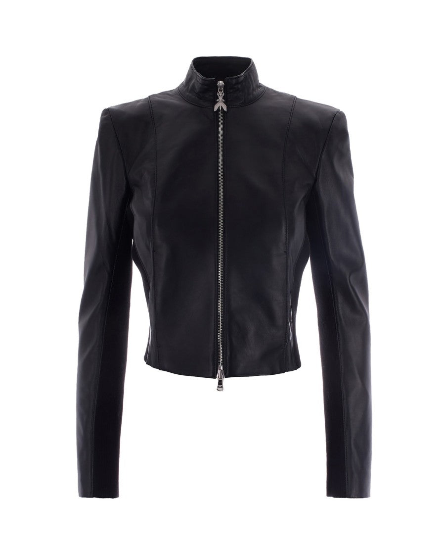Patrizia Pepe Biker Jacket With Inserts