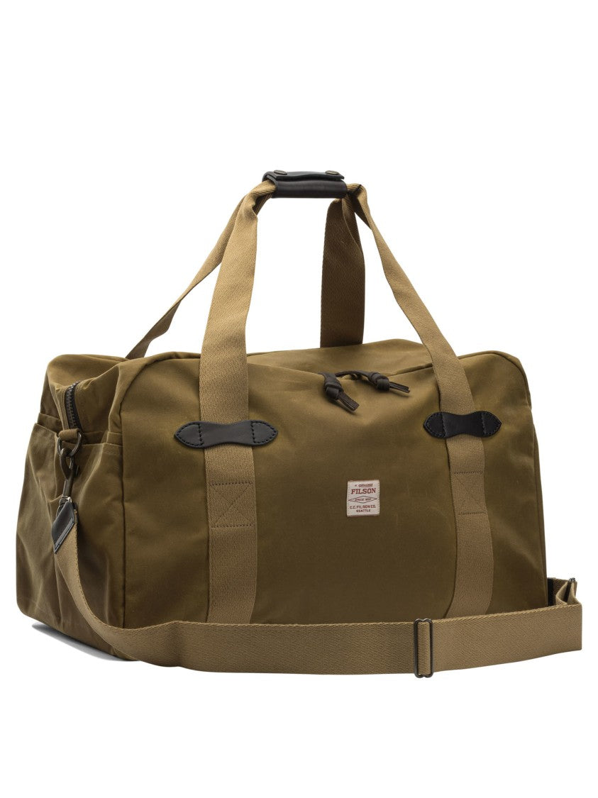 Filson Tin Cloth Travel Bag With Spacious Interior And Adjustable Strap