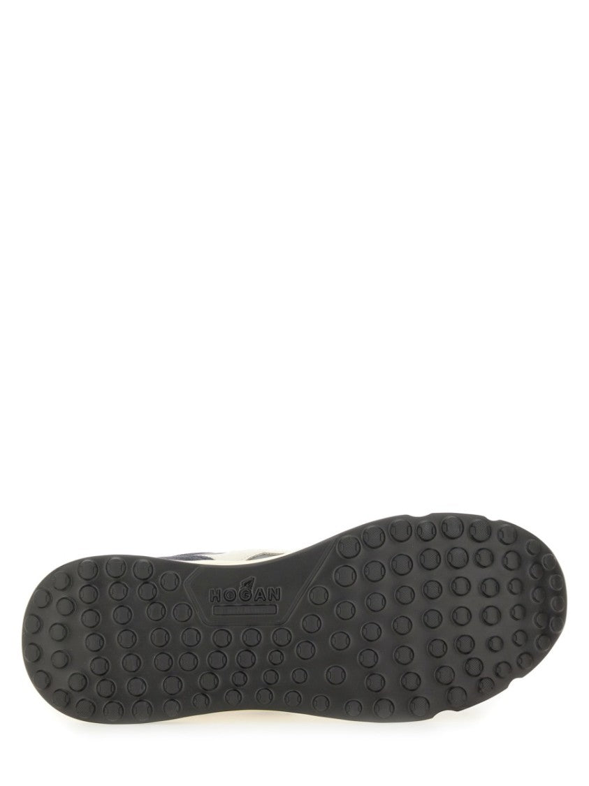 Hogan Black Hyperlight Calfskin Mutton Sneakers