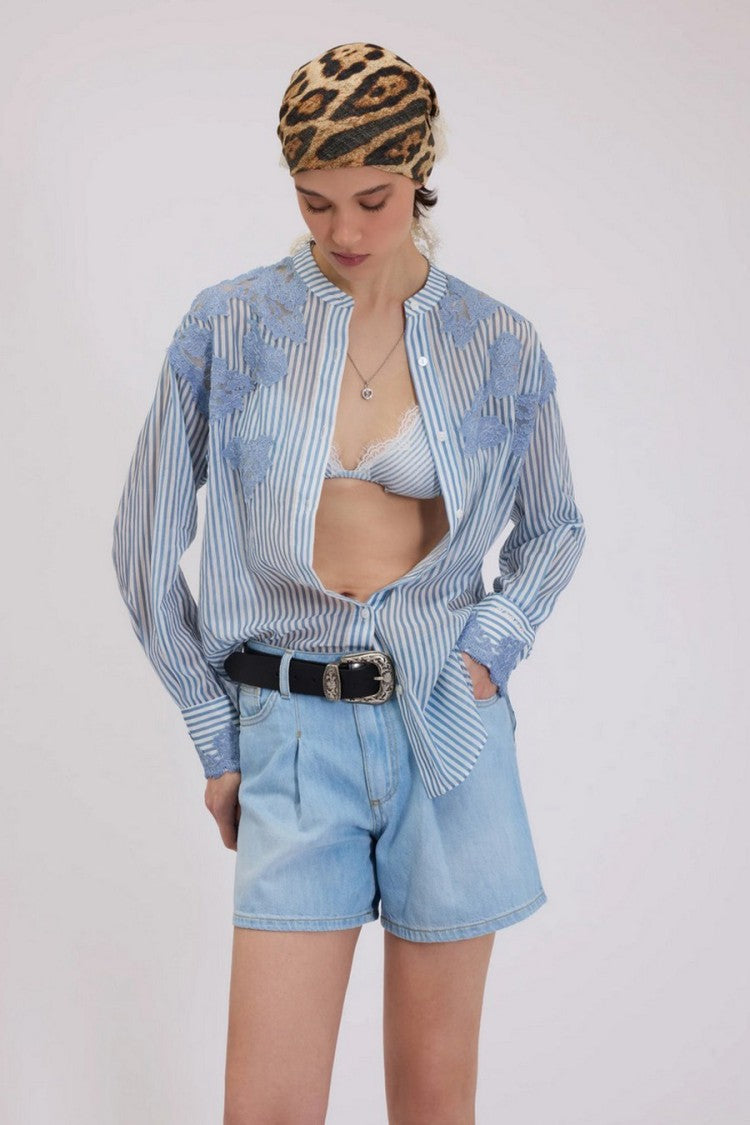 Ermanno White Silk Blouse
