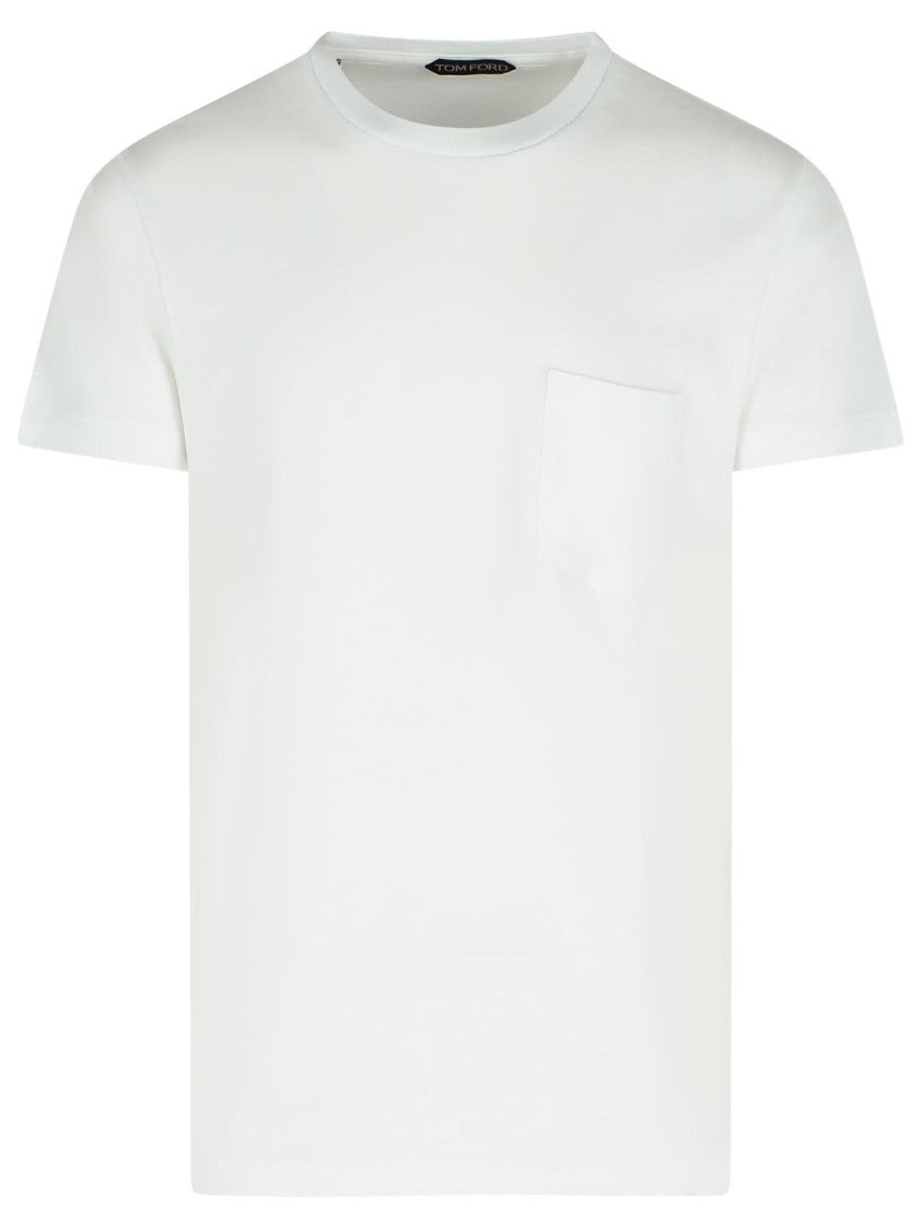 Tom Ford White Cotton T-Shirts
