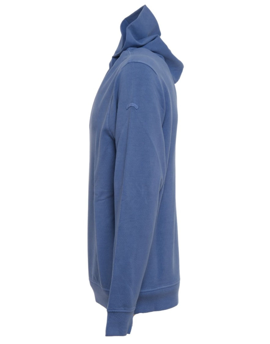 Paul & Shark High-Quality Light Blue Sweatshirt With Hood