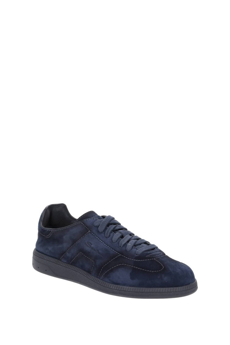 Santoni Olympic Suede Sneakers