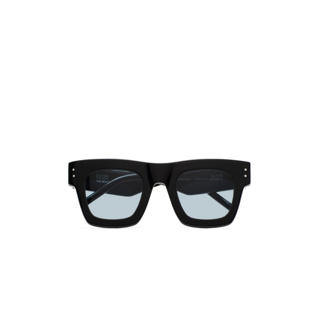 Kaleos Banon Oversized Square Frame Sunglasses With Subtle Blue Lenses