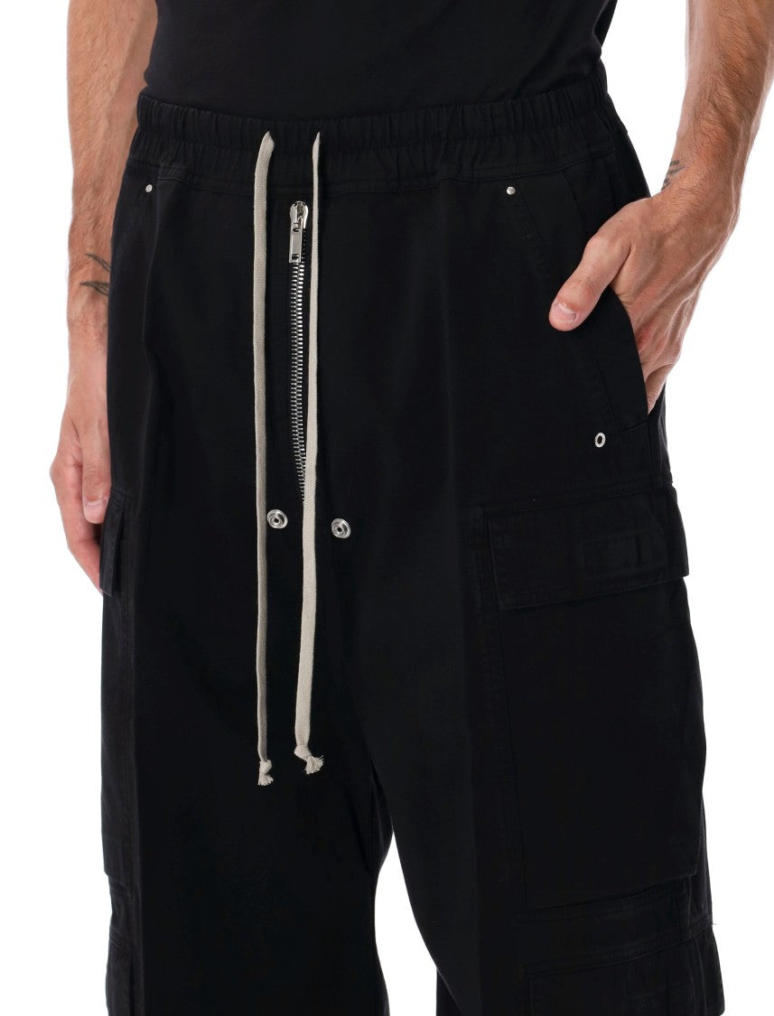 Drkshdw By Rick Owens Drkshdw Double Cargo Jumbo Belas Cotton Pant