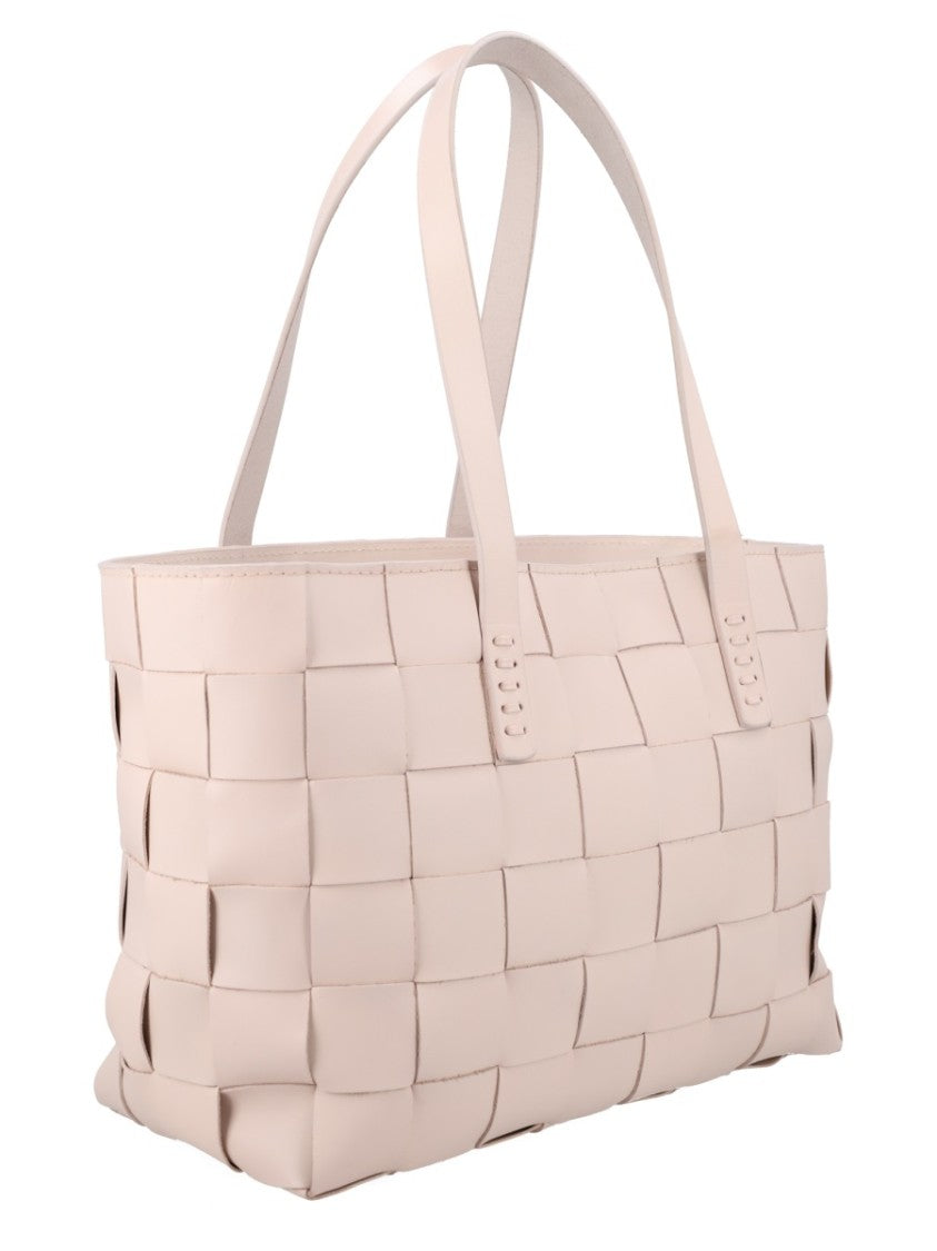 Dragon Diffusion Neutrals Japan Woven Leather Tote Bag