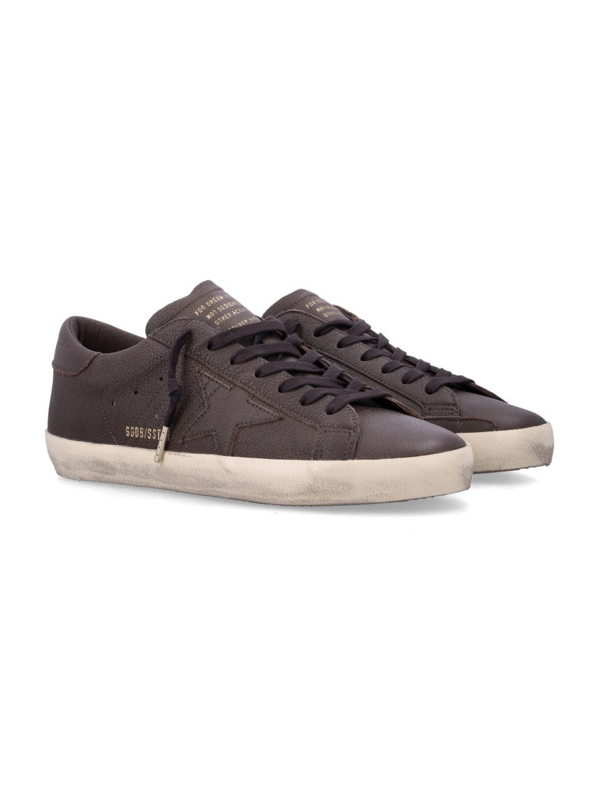 Golden Goose Low-Top Sneakers With Vintage Aesthetic And Star Stitching