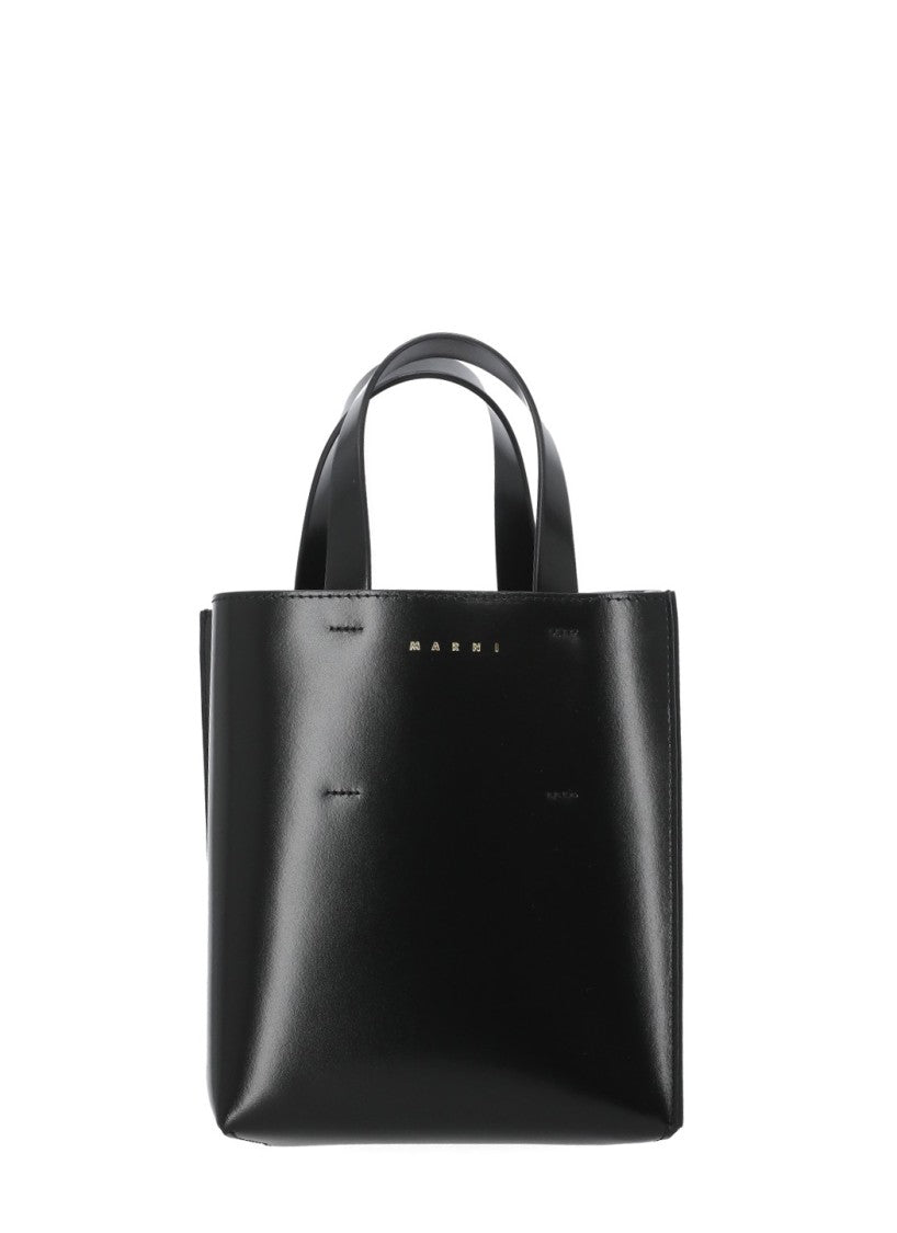 Marni Museo Mini Handbag With Adjustable Logoed Strap