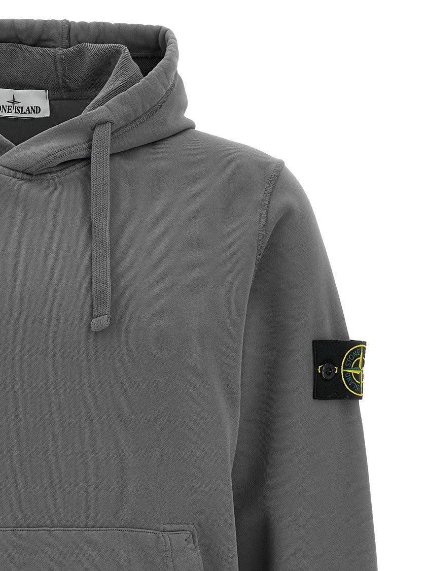 Stone Island Logo Badge Hoodie