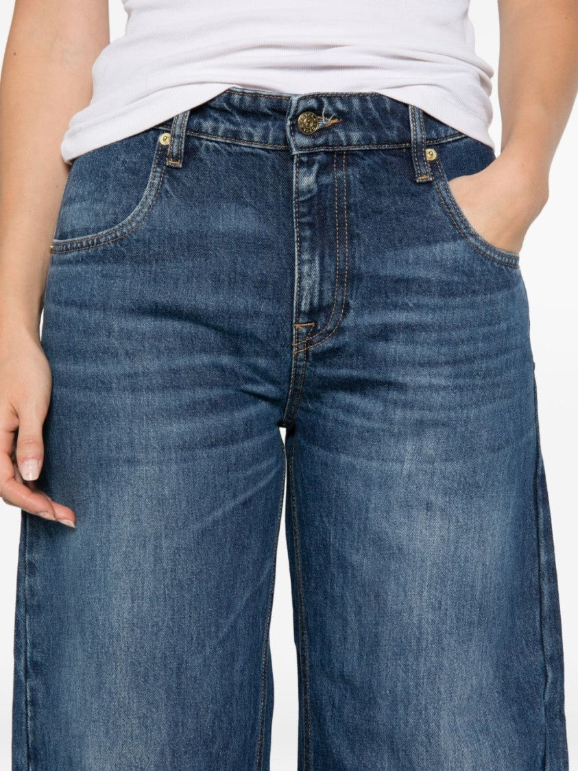 Cycle Aida Cropped Wide-Leg Vintage Jeans