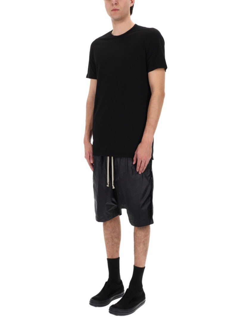Drkshdw By Rick Owens Neutrals Level T Extended Strip T-Shirt