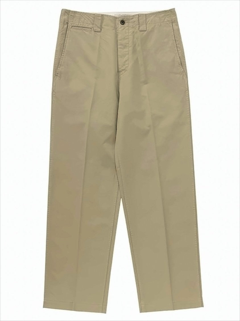 Visvim Classic Mid-Rise Straight Pants With Structured Fabric