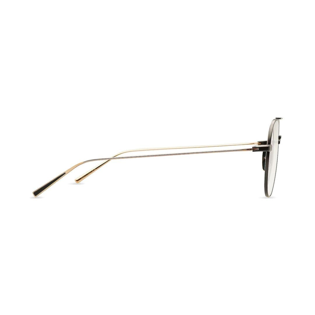 Dita Artoa.79 Sleek Black Metal Frame Aviator Sunglasses