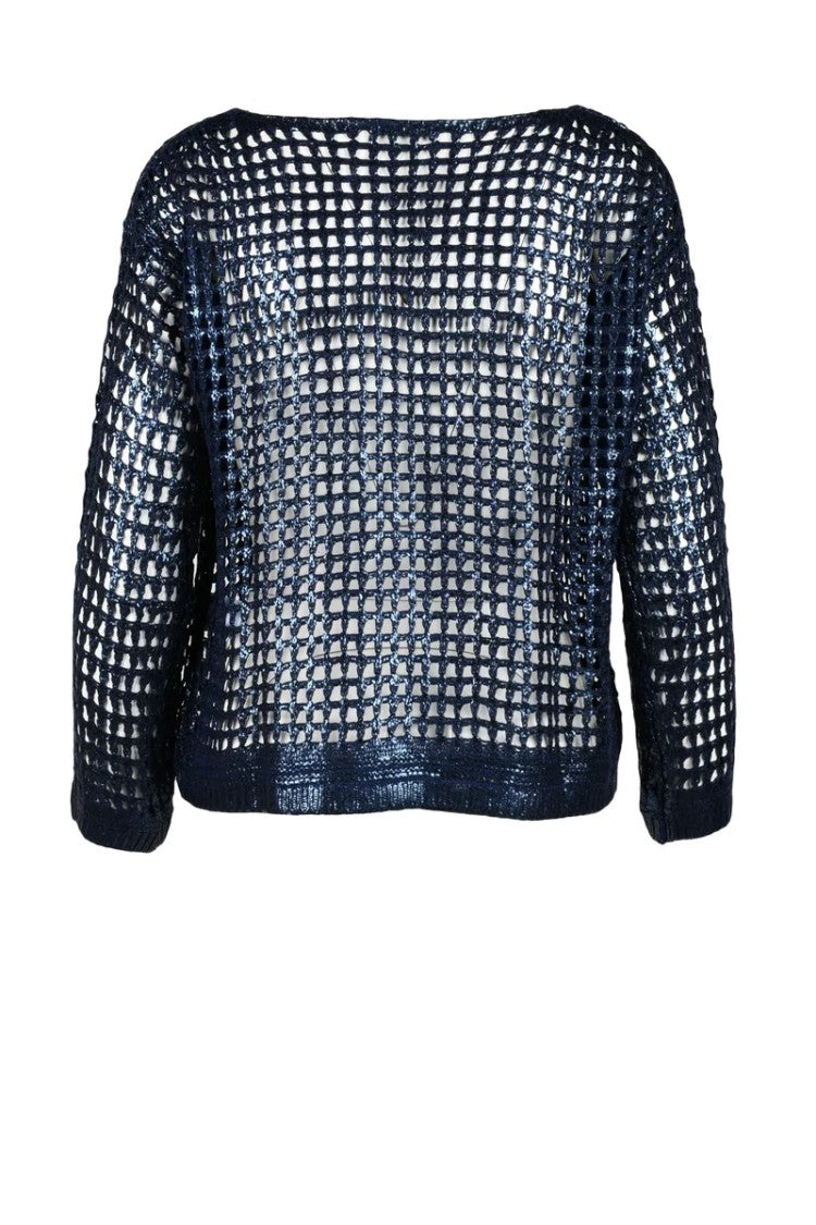 Blu Bianco Navy Blue Acrylic Knitwear