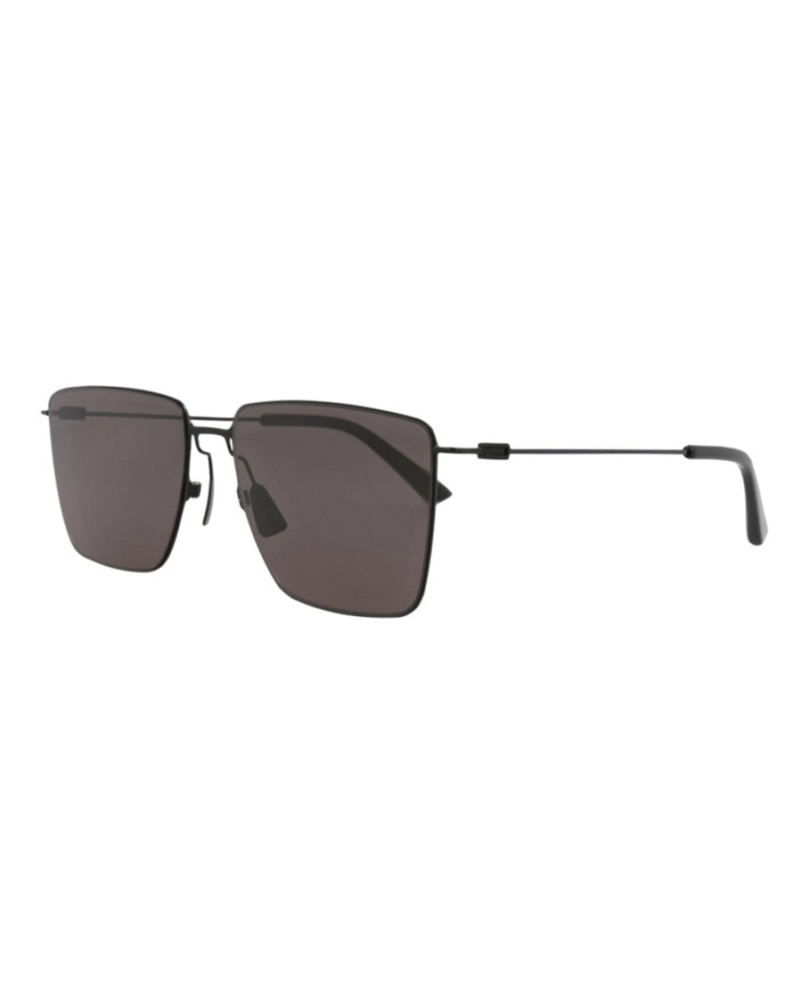 Bottega Veneta Square-Frame Metal Sunglasses