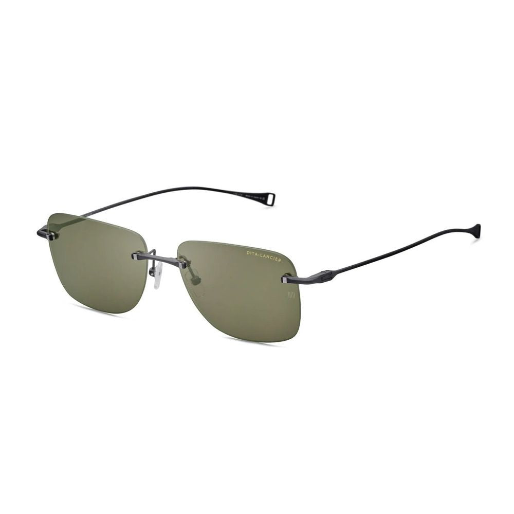 Dita Lancier Lsa 119 Ultra-Lightweight Titanium Rimless Sunglasses