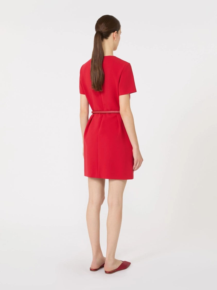 Max Mara Fluid Mini Dress With Fitted Waist