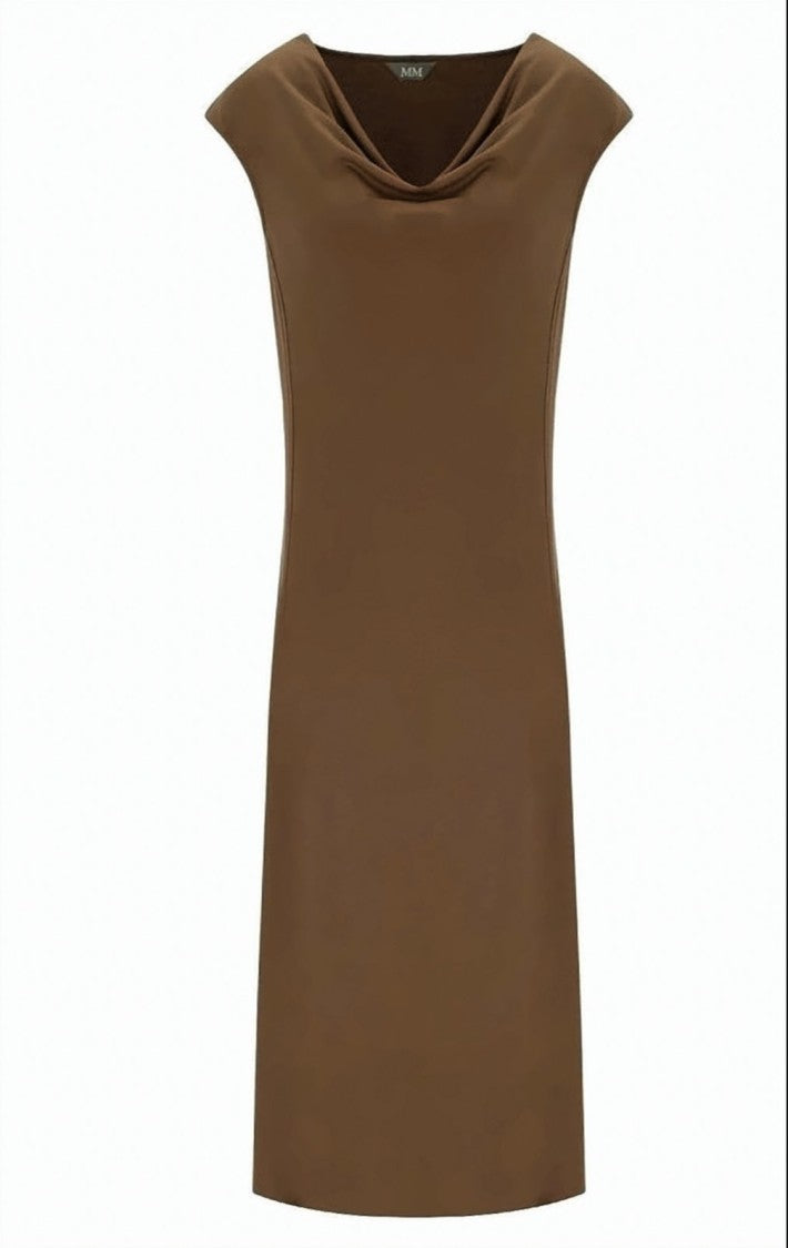 Max Mara Leisure Soft Neckline Sleeveless Long Dress