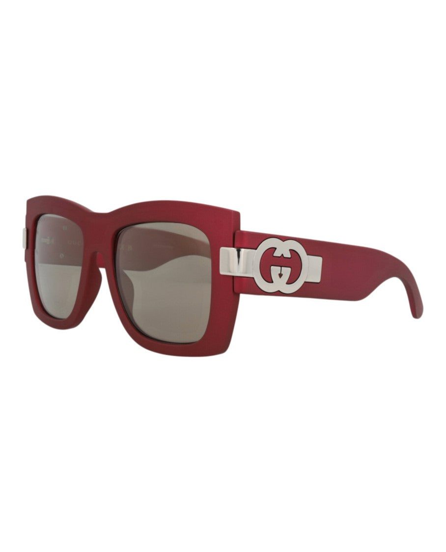 Gucci Square-Frame Injection Sunglasses