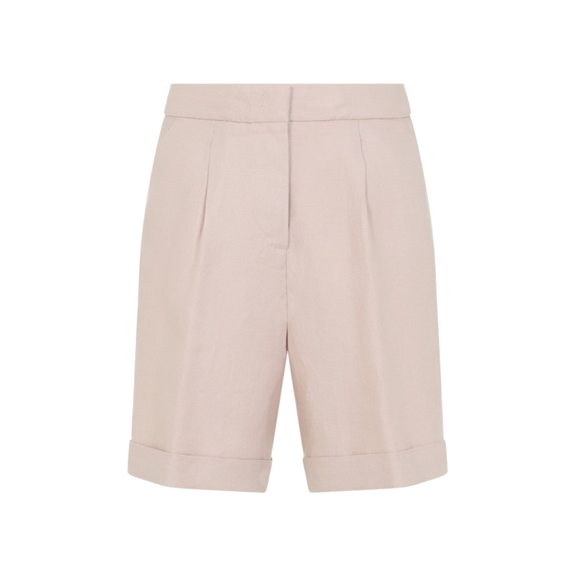Peserico Pink Linen Bermuda