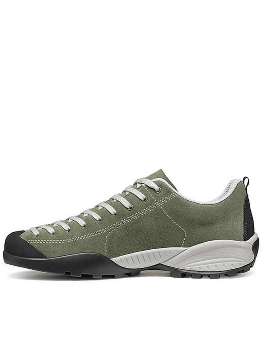 Scarpa Water-Repellent Suede Sneakers With Extended Lacing And Vibram Sole