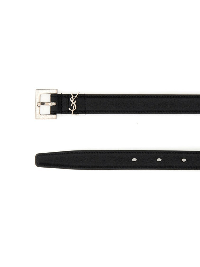 Saint Laurent "Cassandras" Thin Belt