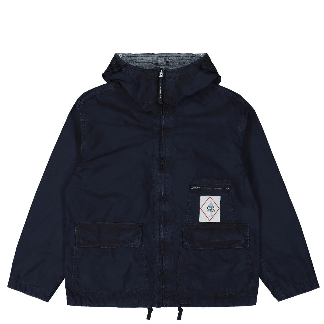 C.P. Company Hooded Padded Jacket With Zip Closure
