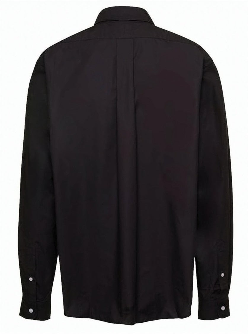 Kenzo Long-Sleeve Button-Up Shirt With Floral Embroidery