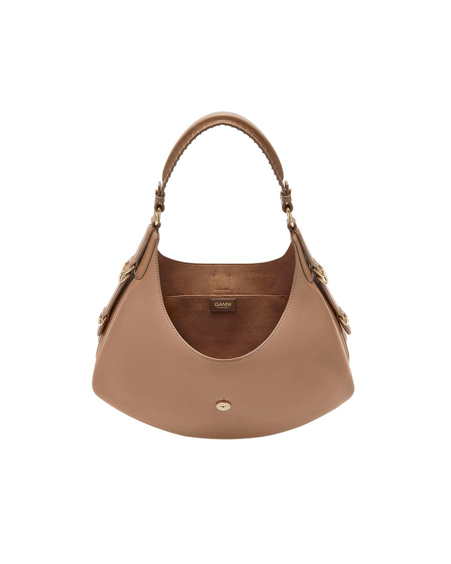 Ganni Kat Small Coca Mocha Bag
