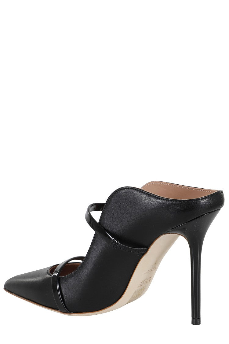 Malone Souliers Black Maureen 100 Mule Pumps