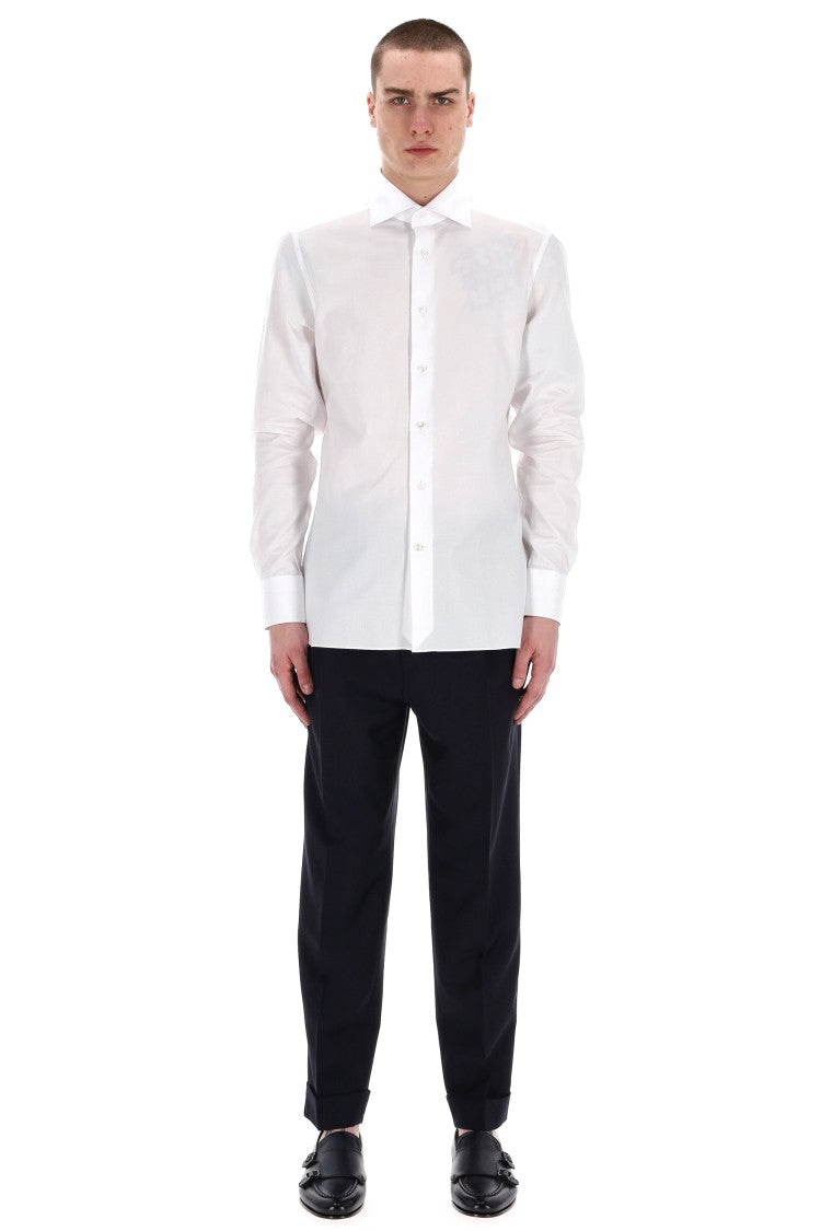 Zegna Trofeo Knitted Cotton Shirt