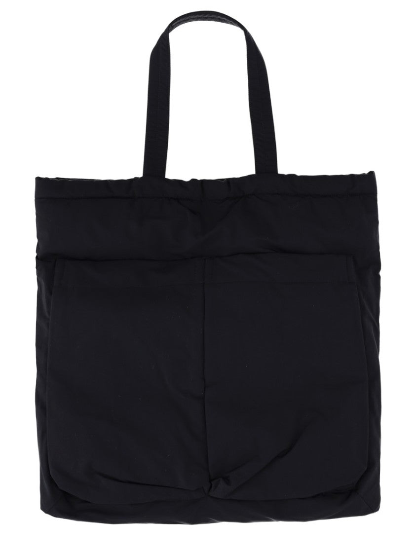 Aspesi Rectangular Canvas Shopper Tote Bag