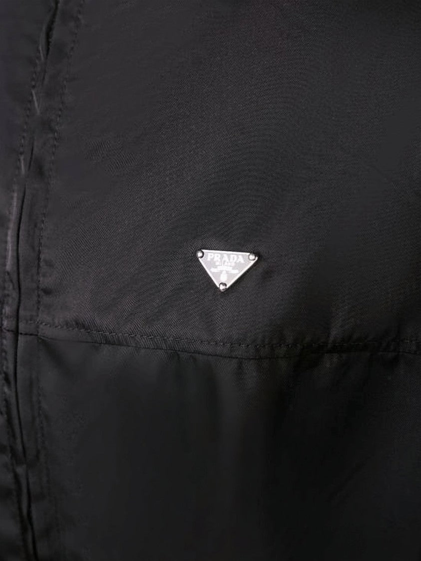 Prada Minimalist Black Jacket With Refined Detailing