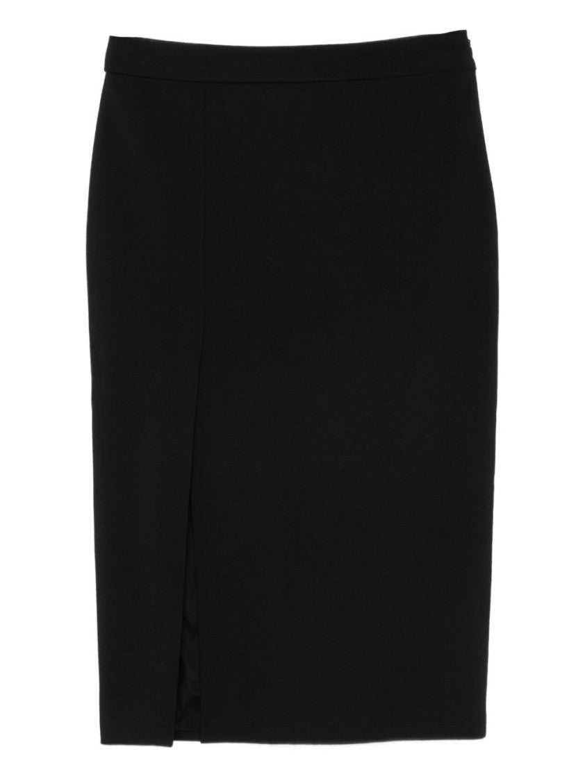 Dondup Straight Black Skirt