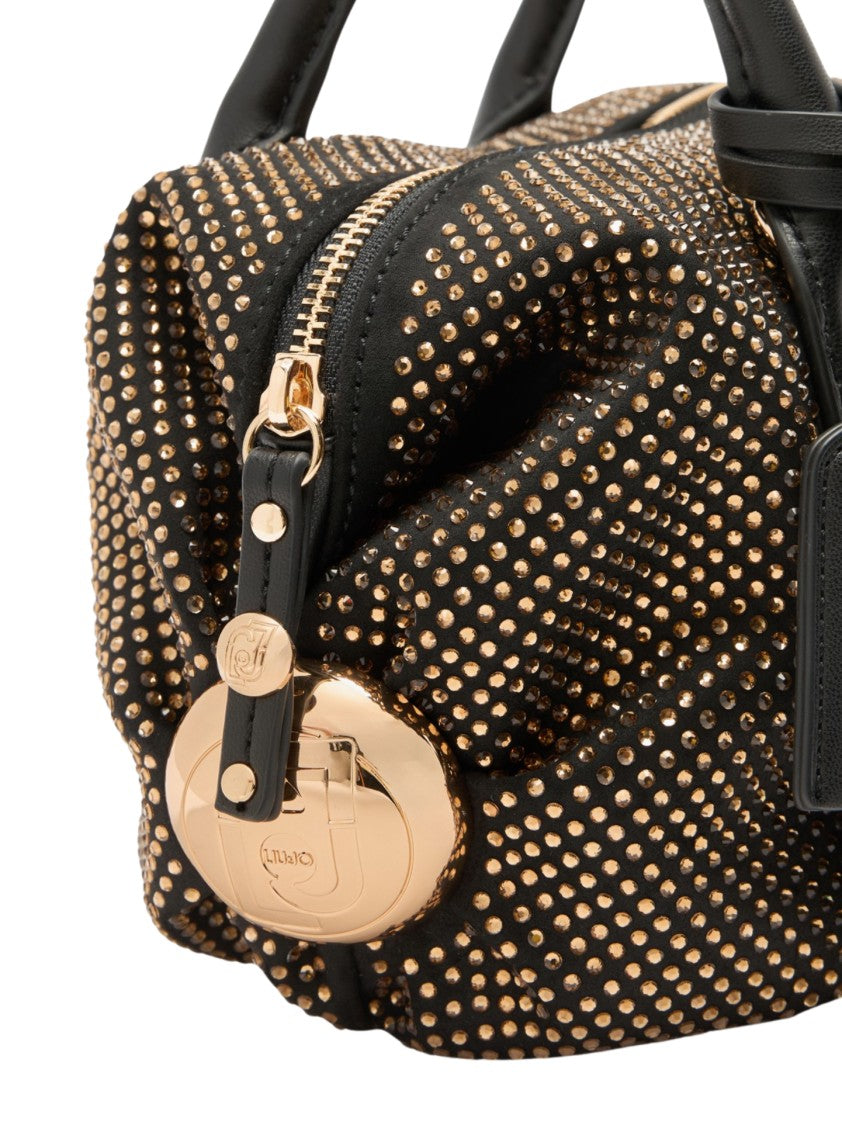 Liu Jo Compact Studded Handbag With Versatile Carrying Options