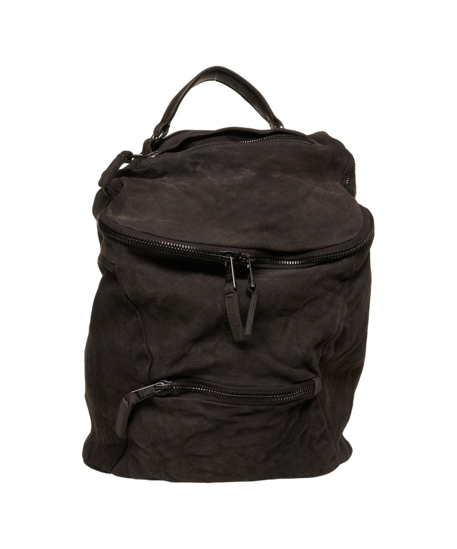 Giorgio Brato Suede Backpack With Textured Finish And Refined Craftsmanship