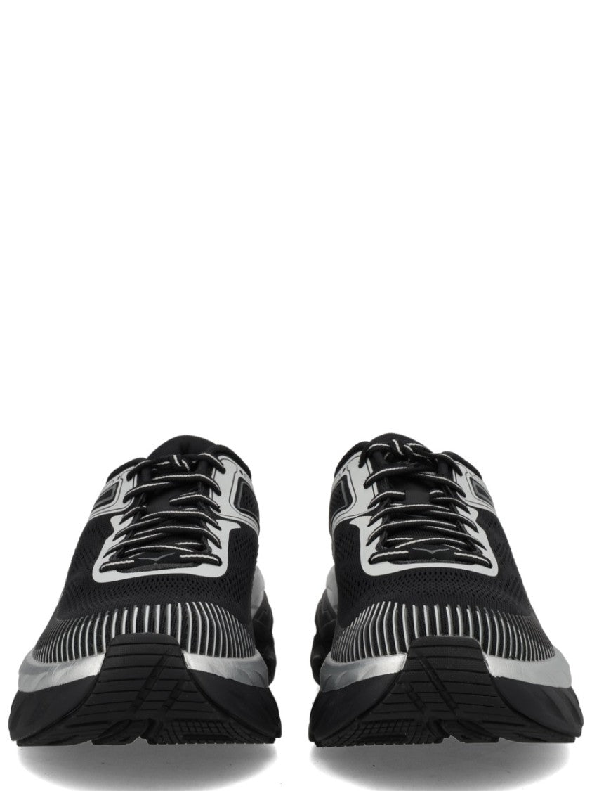 Hoka Bondi 7 Silver Details Sneakers