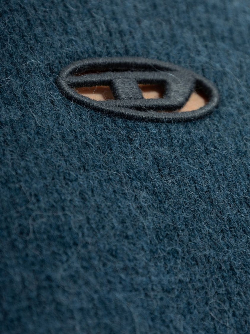 Diesel Casual Relaxed Fit Knit Sweater With Textured Weave