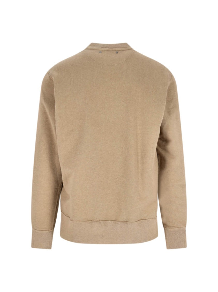 Golden Goose Logo Sweater – Beige