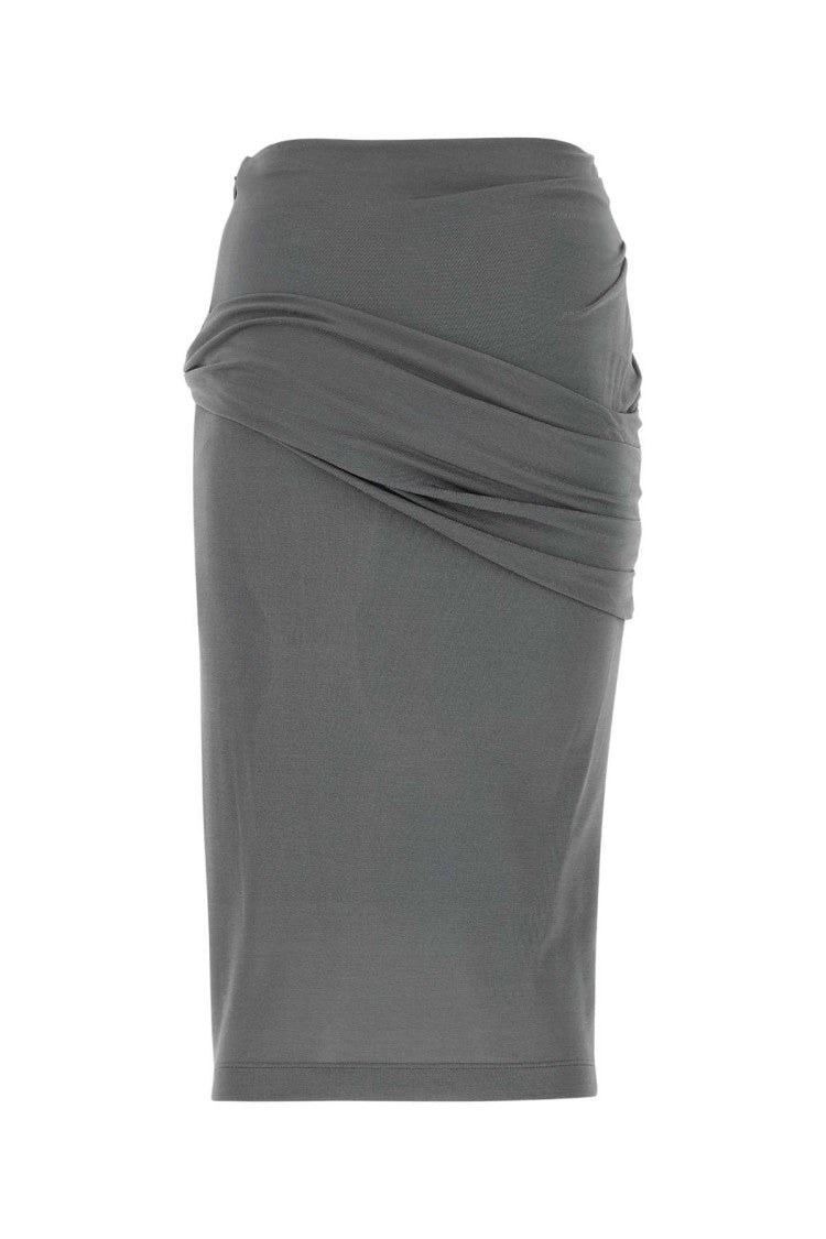 Givenchy Grey Crepe Skirt