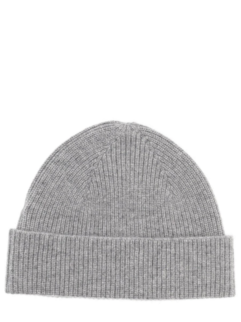 Zegna Cashmere Ribbed Contrast Beanie