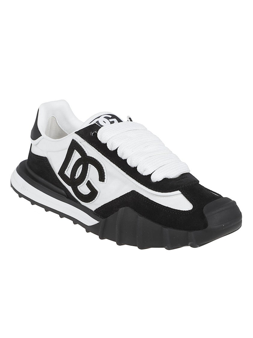 Dolce & Gabbana Multicolored Low-Top Sneakers With Bold Logo Details