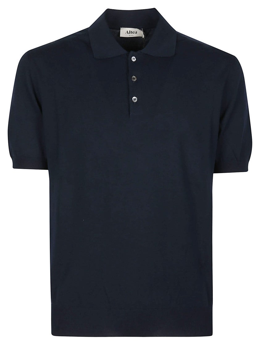 Altea Short-Sleeve Cotton Polo Shirt