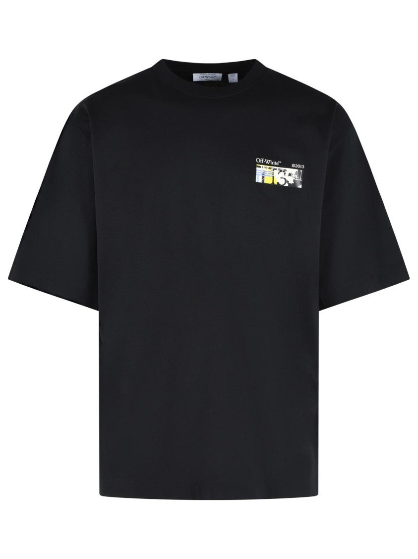 Off-White 'Industrial Arrow' Black Cotton T-Shirt
