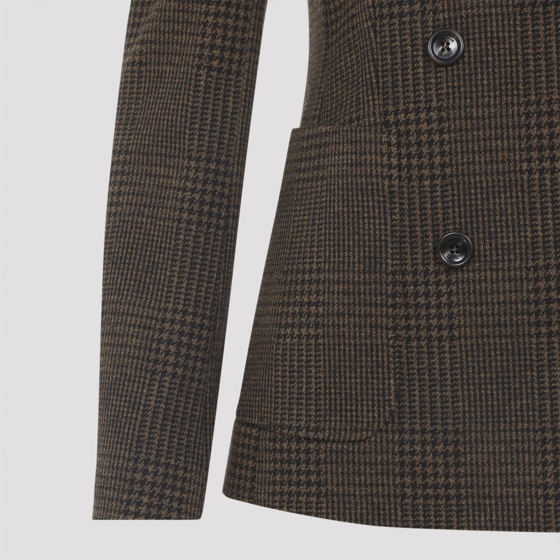 Max Mara Zulma Brown Cotton And Wool Jacket