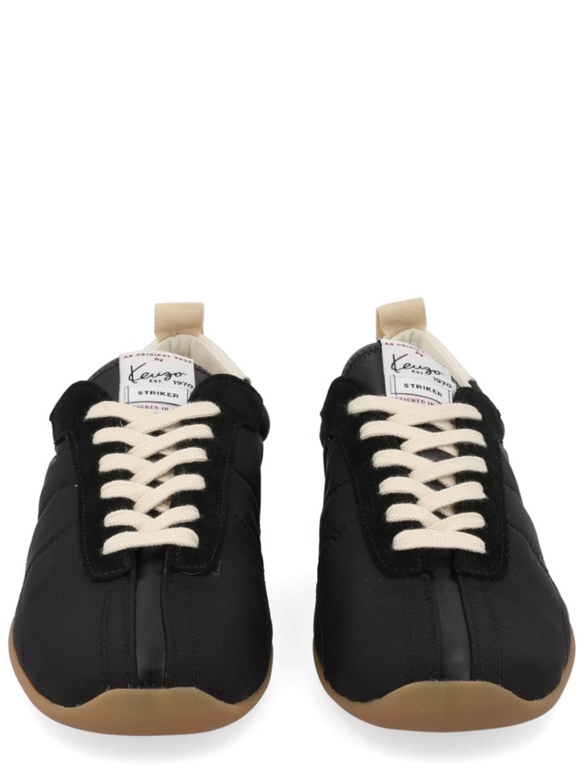 Kenzo Striking Black Polyamide Low Sneakers