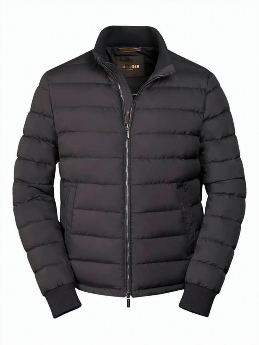Moorer Padded Black Down Jacket