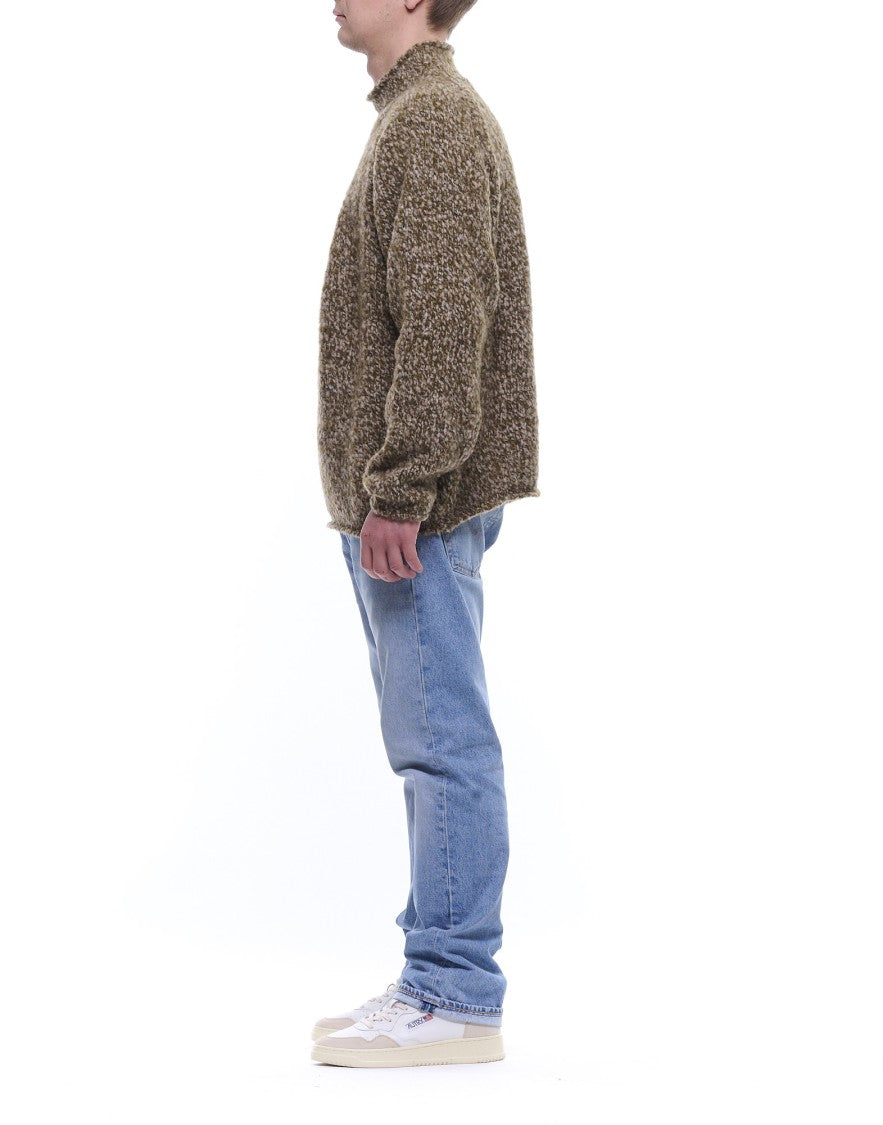Fabrizio Del Carlo Textured Wool Mélange Sweater