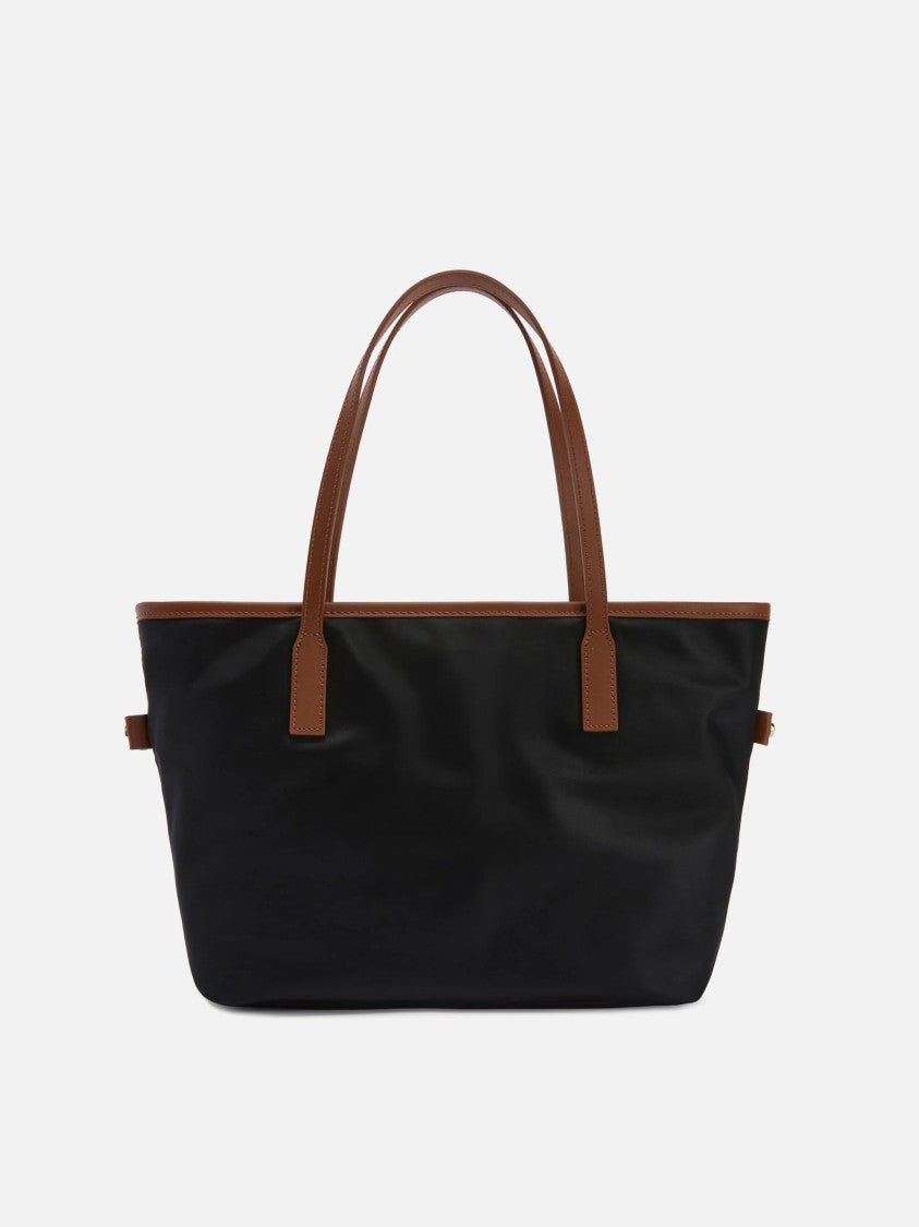 Mc2 Saint Barth Mid Nylon Shoulder Bag With Adjustable Strap And Subtle Logo